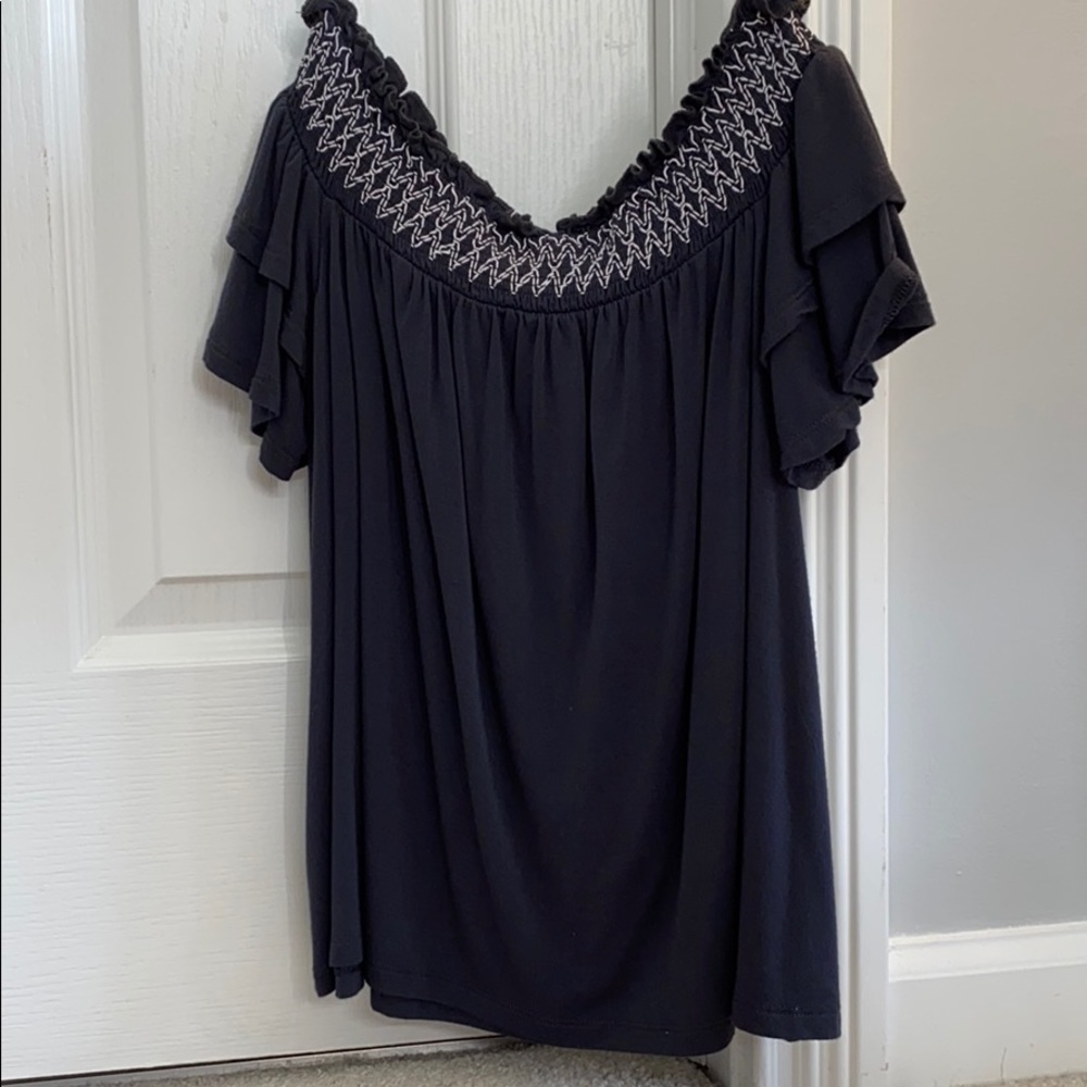 Off the shoulder shirt